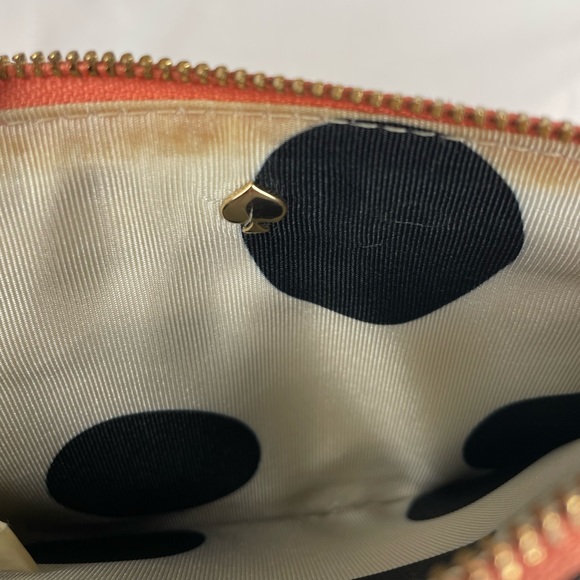 Kate Spade Cedar Street Slim Bee Salmon Saffiano Leather Wristlet - Picture 5 of 8